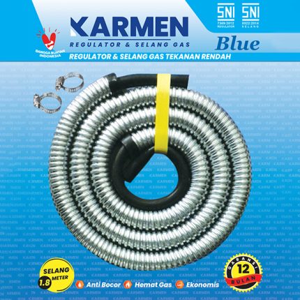 Selang Flexibe Blue Karmen